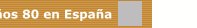 Los a&ntilde;os 80 en Espa&ntilde;a